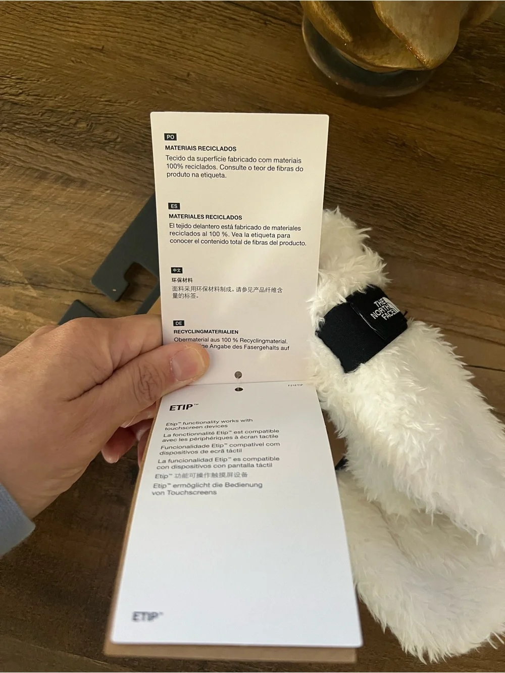 North Face Baby Mittens